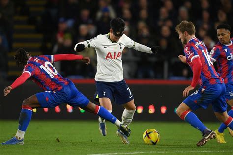 Dec 26, 2021 · Tottenham 3-0 Crystal Palace: Harry Kane, Lucas Moura and Heung-Min Son on target as Wilfried Zaha sees red. Match report and highlights as Tottenham move up to fifth with a 3-0 win over 10-man ... 